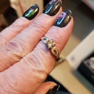 Elegant Silver Ring with Gemstone